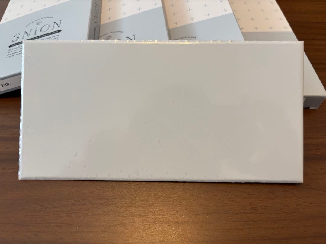 SNION マグネット 1箱(10枚入り)×4箱　ライトグレー