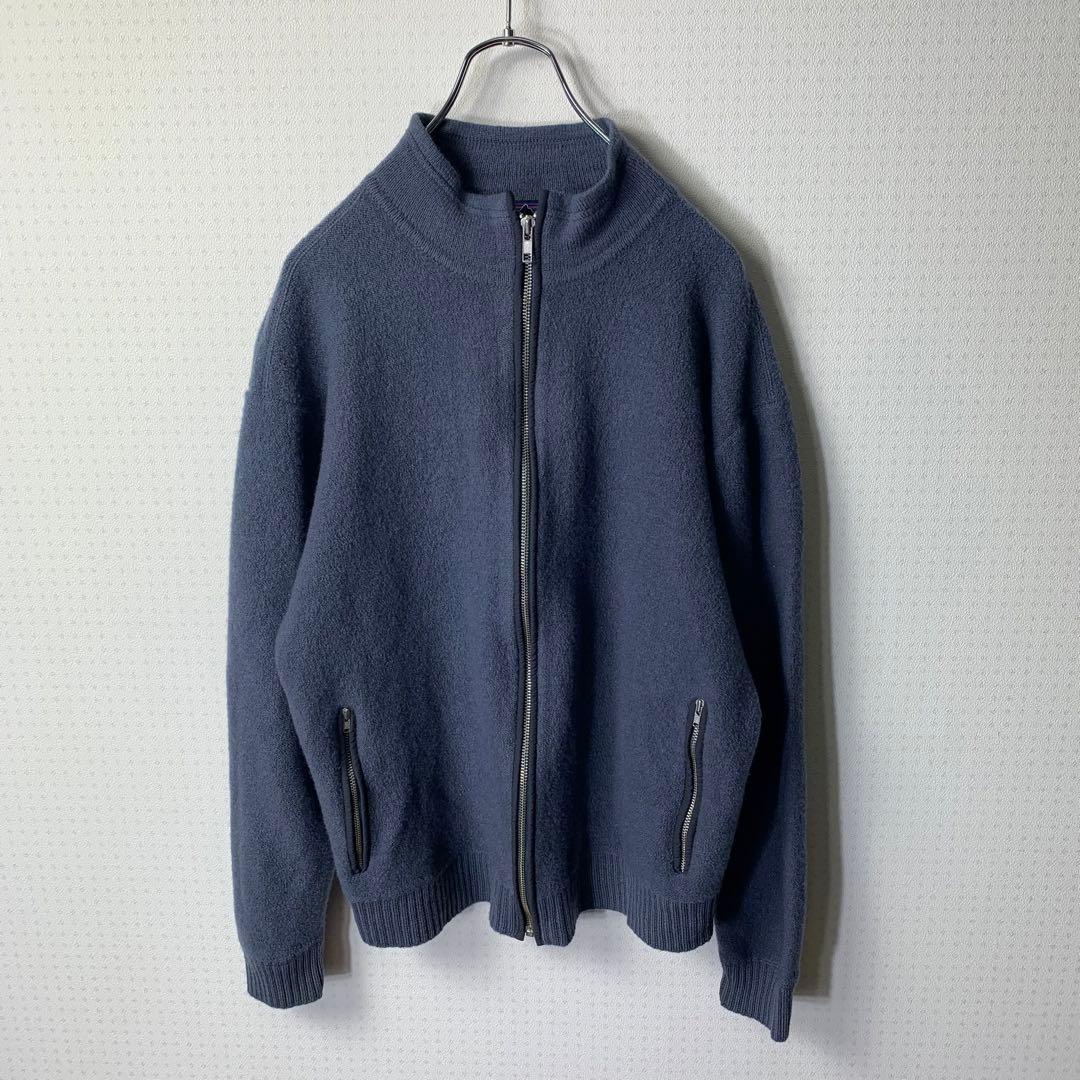 05年製 patagonia ジップセーター メリノウール ドライバーズニット
