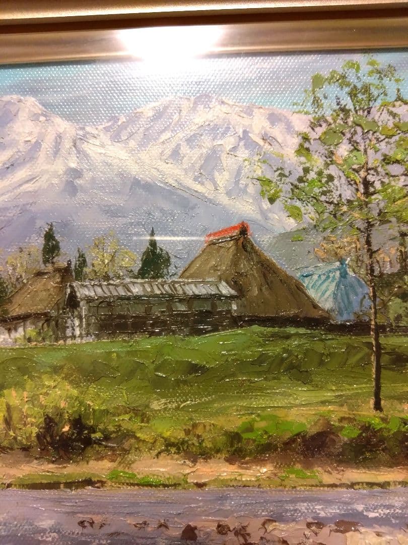 大山功 作 絵画（北アルプス白馬岳）