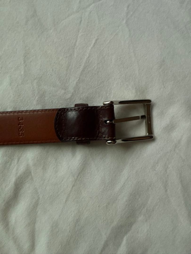 Alden USA製　カーフレザーベルト