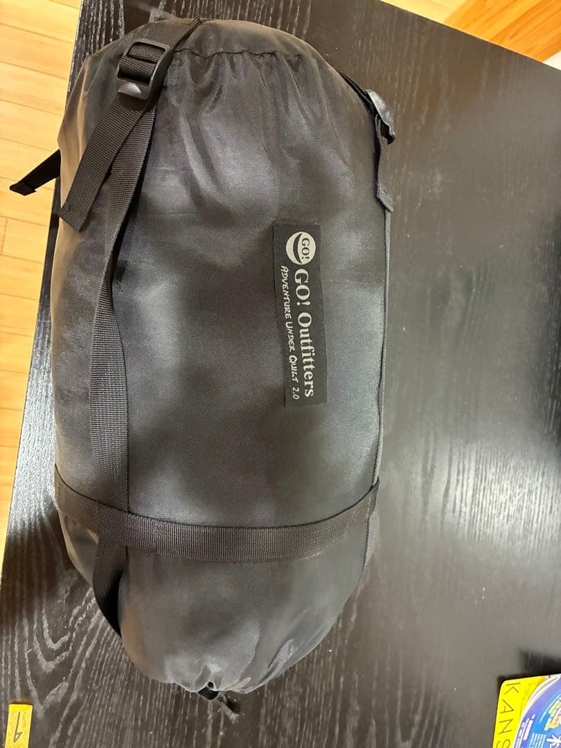 GO! Outfitters ハンモック用キルト 黒グレー