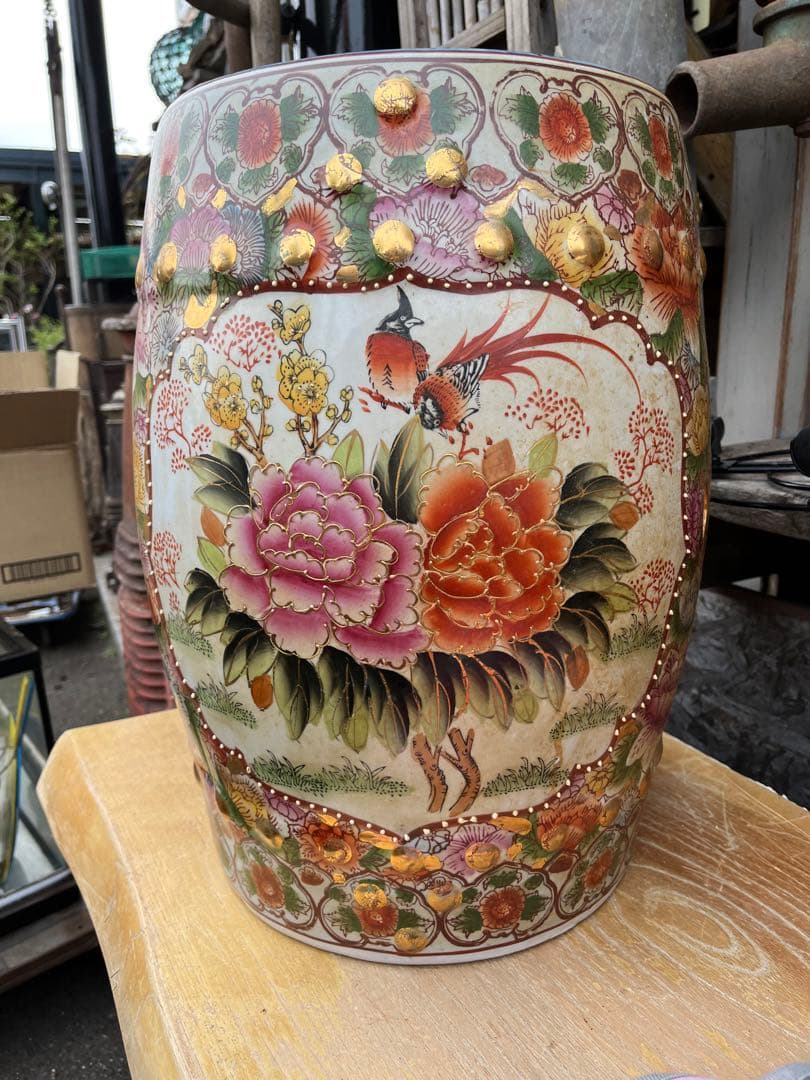 shota様専用です 九谷焼椅子、九谷博物館行き椅子、陶器椅子 - メルカリ