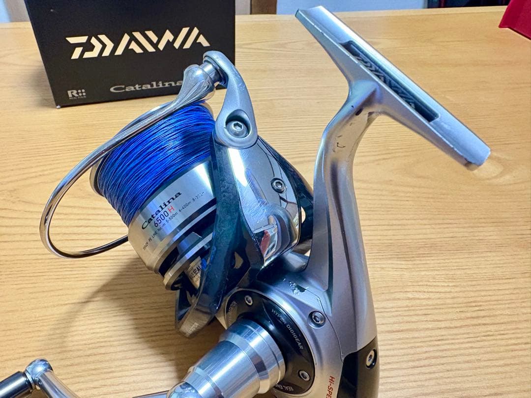 ダイワ 12キャタリナ6500H PE6号付き☆6500Hスペアスプール付属