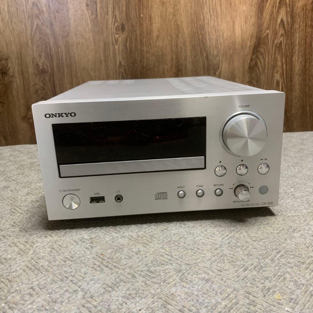 K743 ONKYO CR-555 CD ミニコンポ リモコン付き