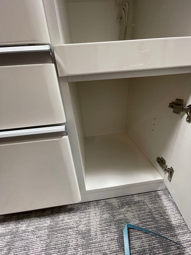 ニトリ 食器棚 幅80 クリスナ 80KB-WH