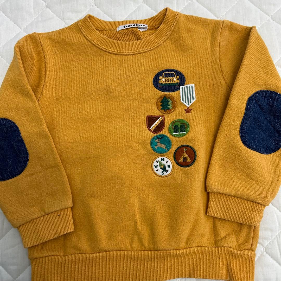 m*様 familiar トレーナー 3点セット 100㎝ 乗り物 ファミちゃん