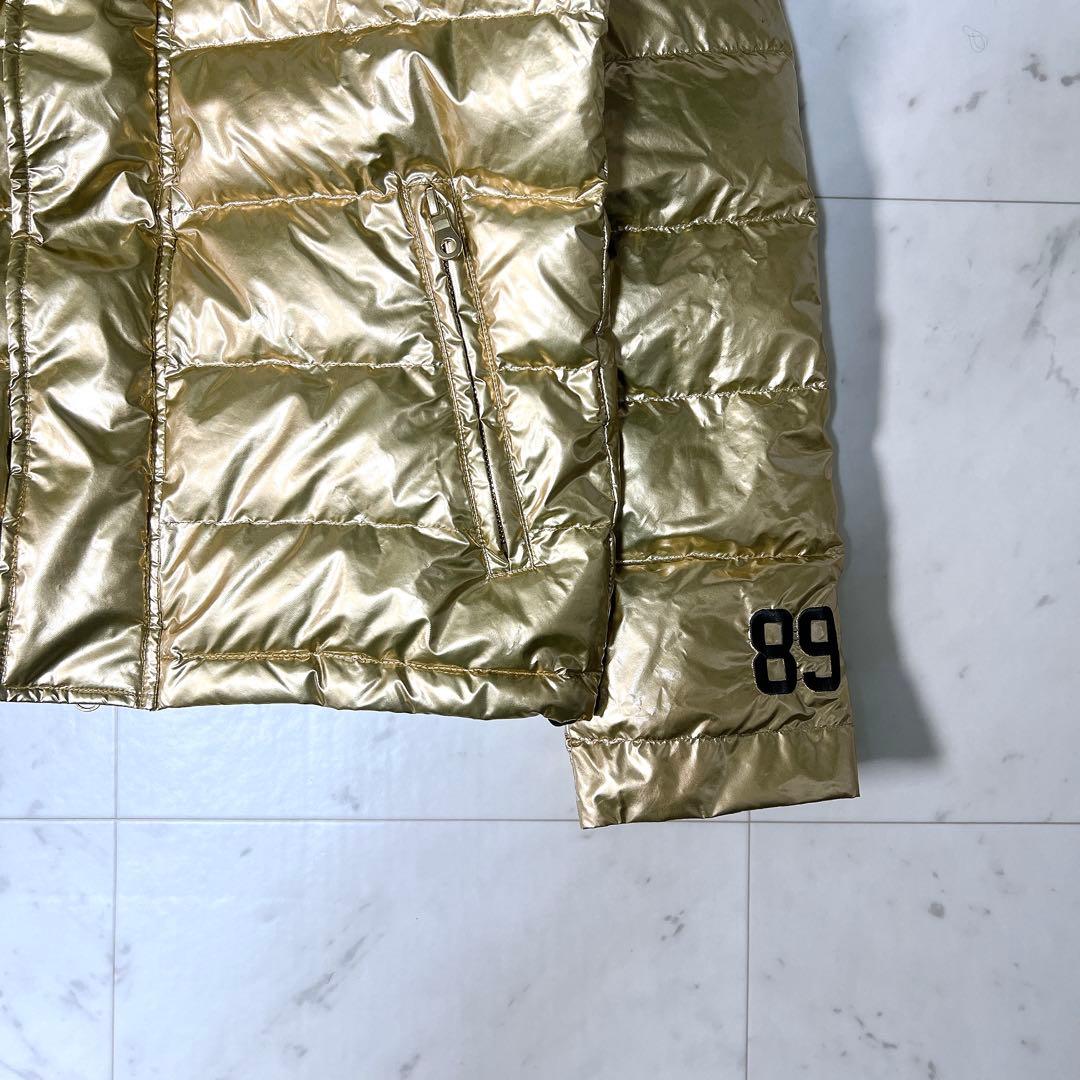 希少 ゴールド》パーリーゲイツ ダウンジャケット 3way ロゴ刺繍 3