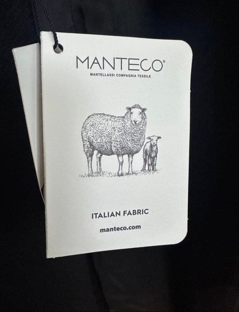 【MANTECO社コラボ】ZARA ブラック ダブルブレスト ロングコート M