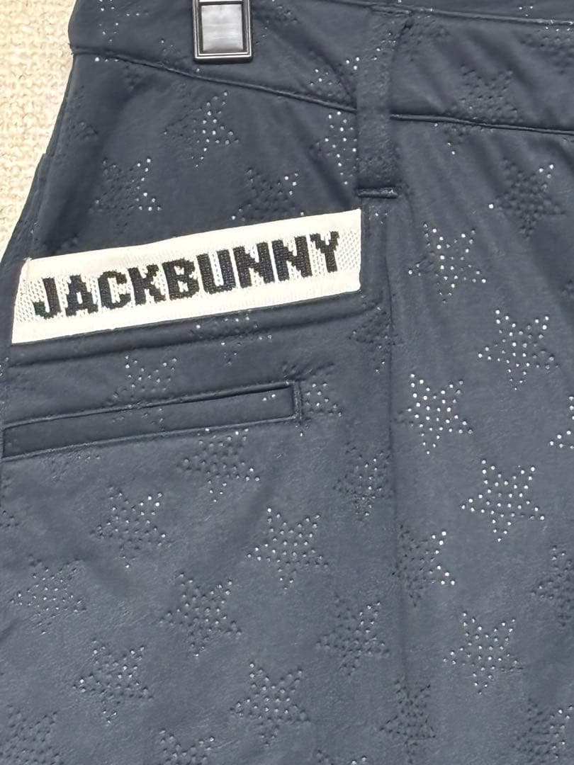 新品！JACKBUNNY ブラック スリムフィットパンツ