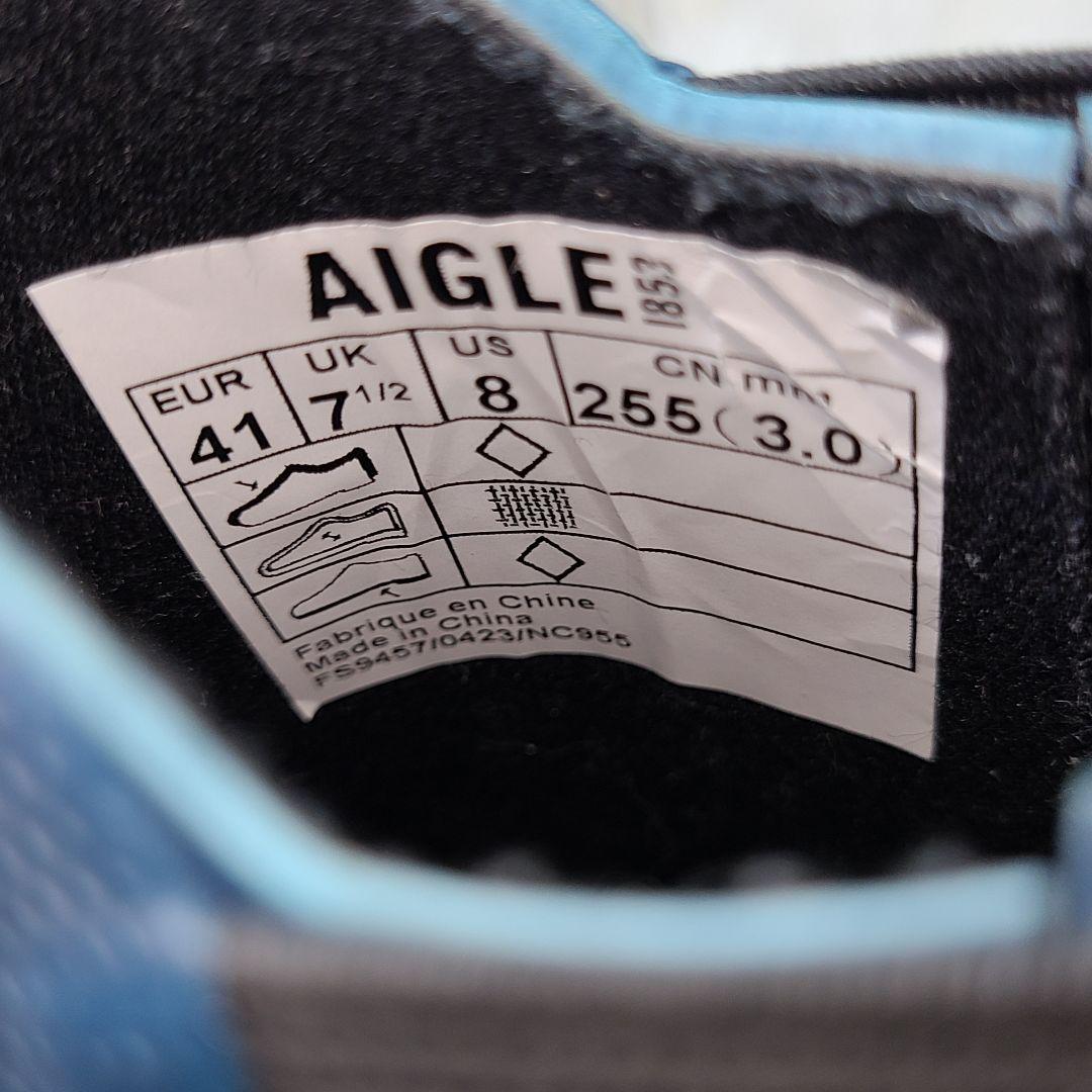 【AIGLE】M2 Storm Blue　サイドゴアレインブーツ　長靴　ネイビー