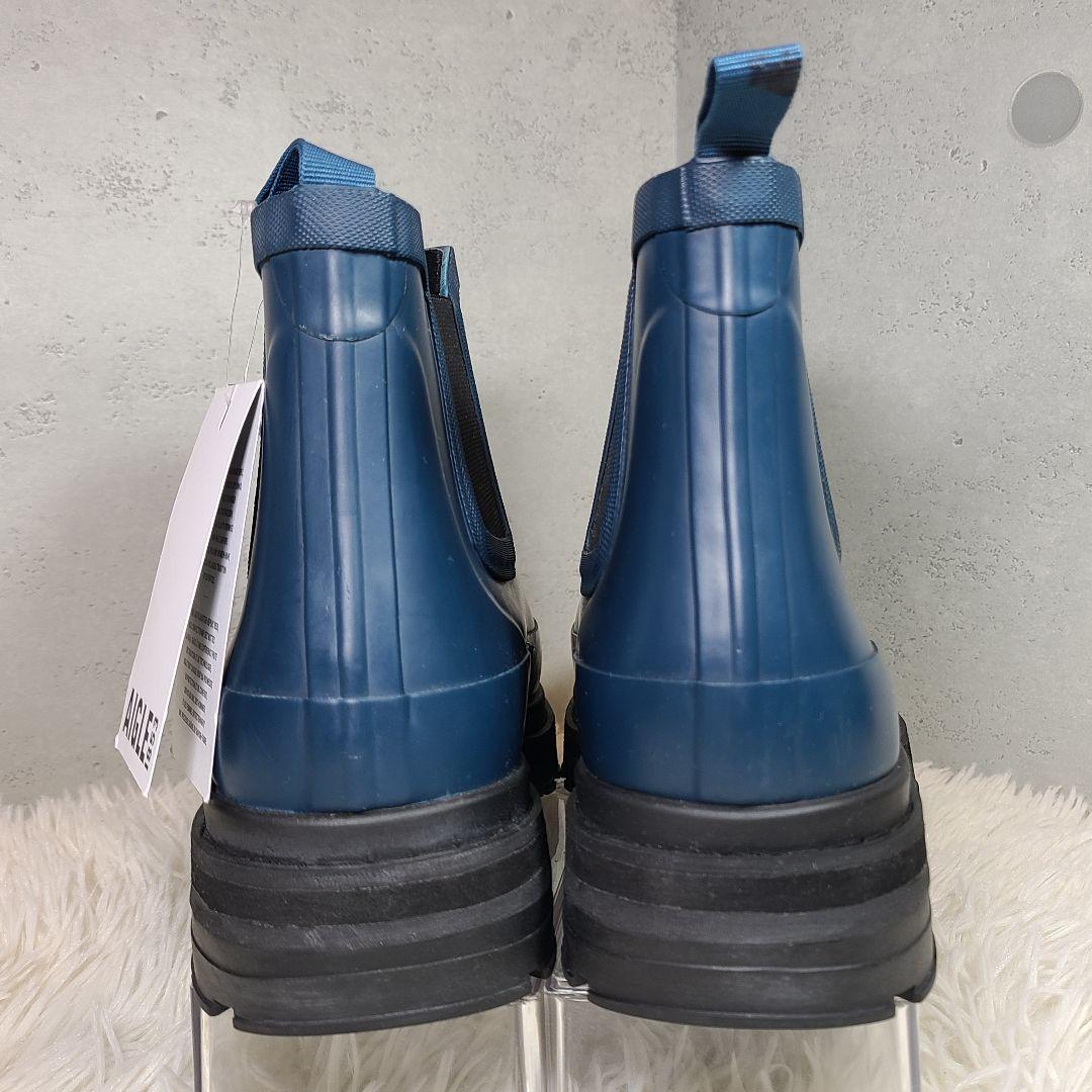 【AIGLE】M2 Storm Blue　サイドゴアレインブーツ　長靴　ネイビー