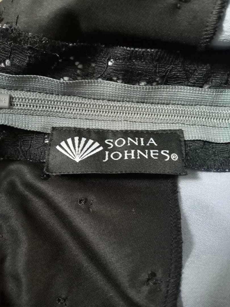 SONIA JOHNES フラメンコドレス 黒と銀杜松