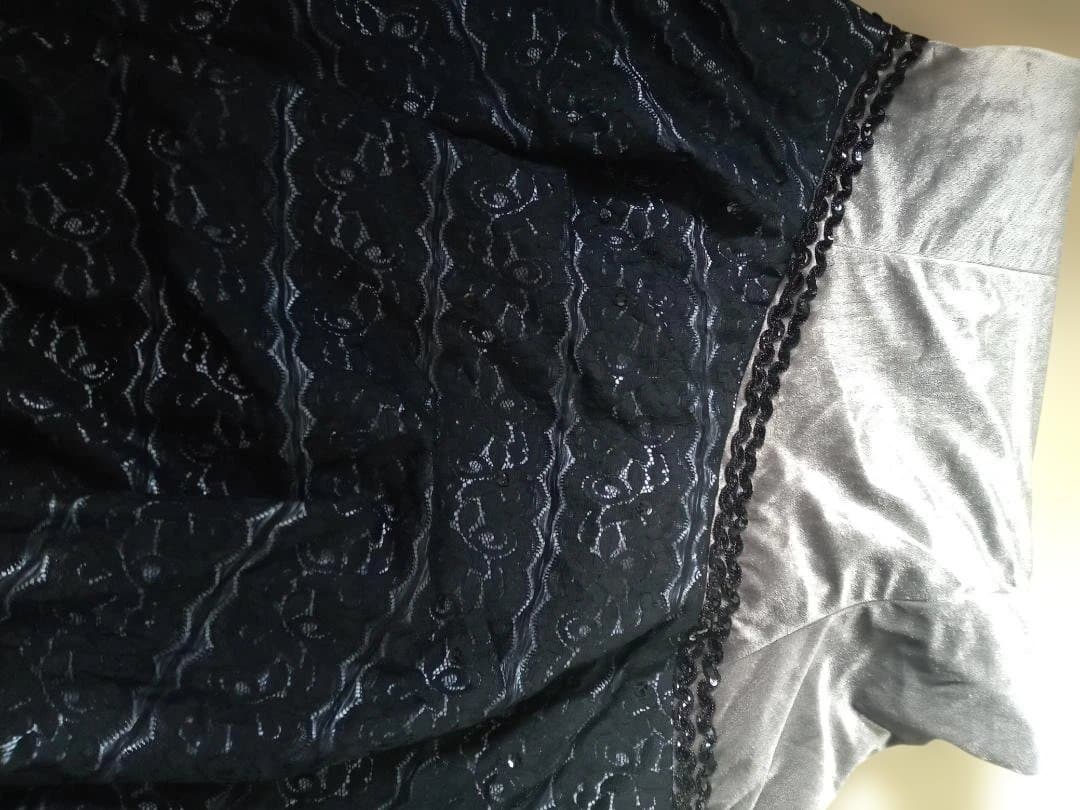 SONIA JOHNES フラメンコドレス 黒と銀杜松