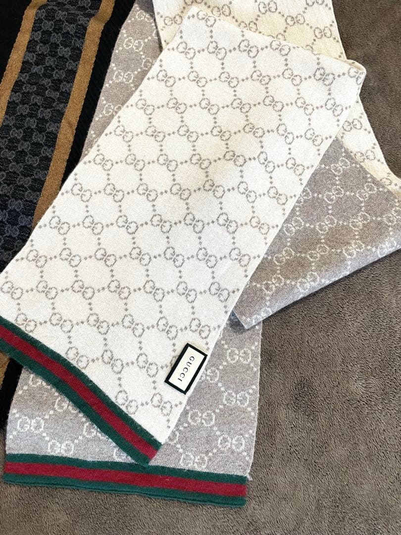GUCCI グッチ　マフラー　ストール　オマケ　男女兼用