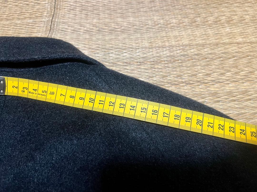 【極上品】イブサンローラン　ステンカラーコート　グレー　カシミヤ　S