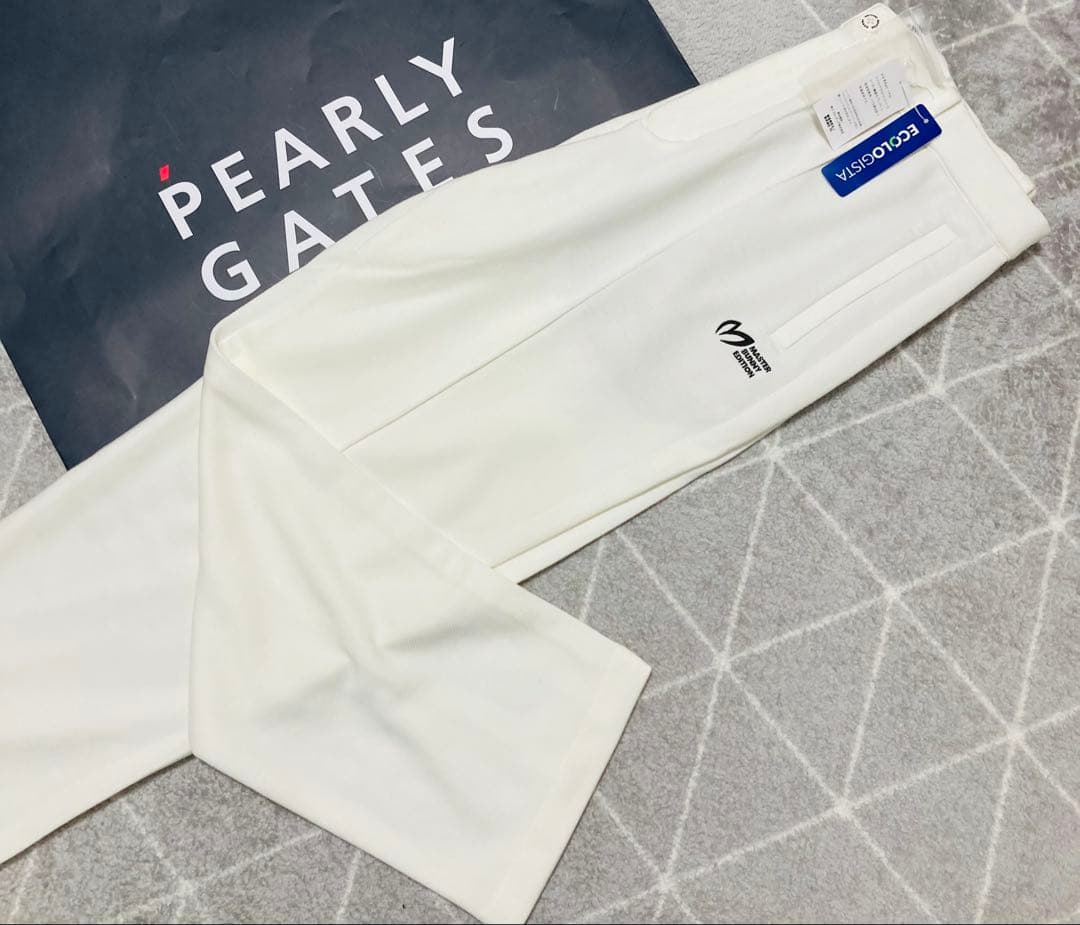 新品 パーリーゲイツ マスターバニー ソリストヒート ツイルパンツ(4)M