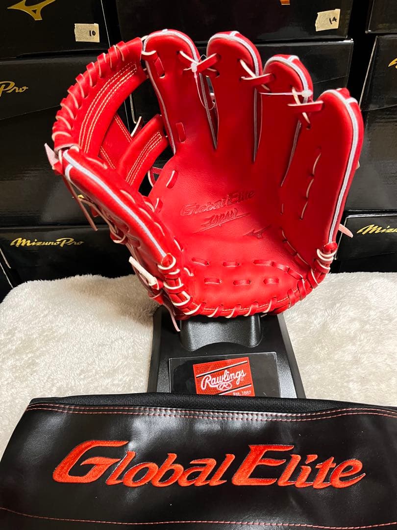 【日本製】　ミズノ　Global Elite 硬式　内野手用　グラブ