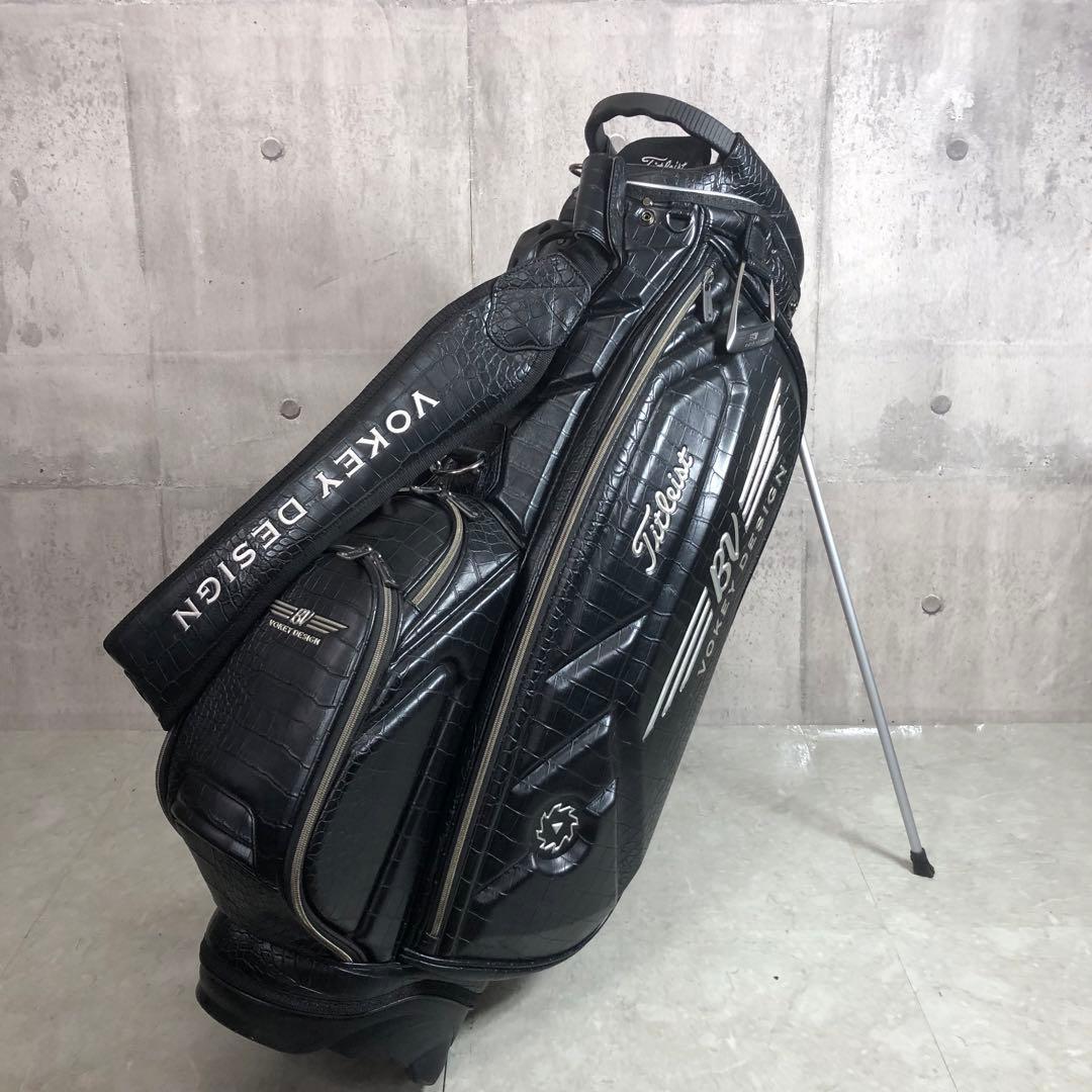 タイトリスト ボーケイデザイン キャディバッグ スタンド式 クロコ