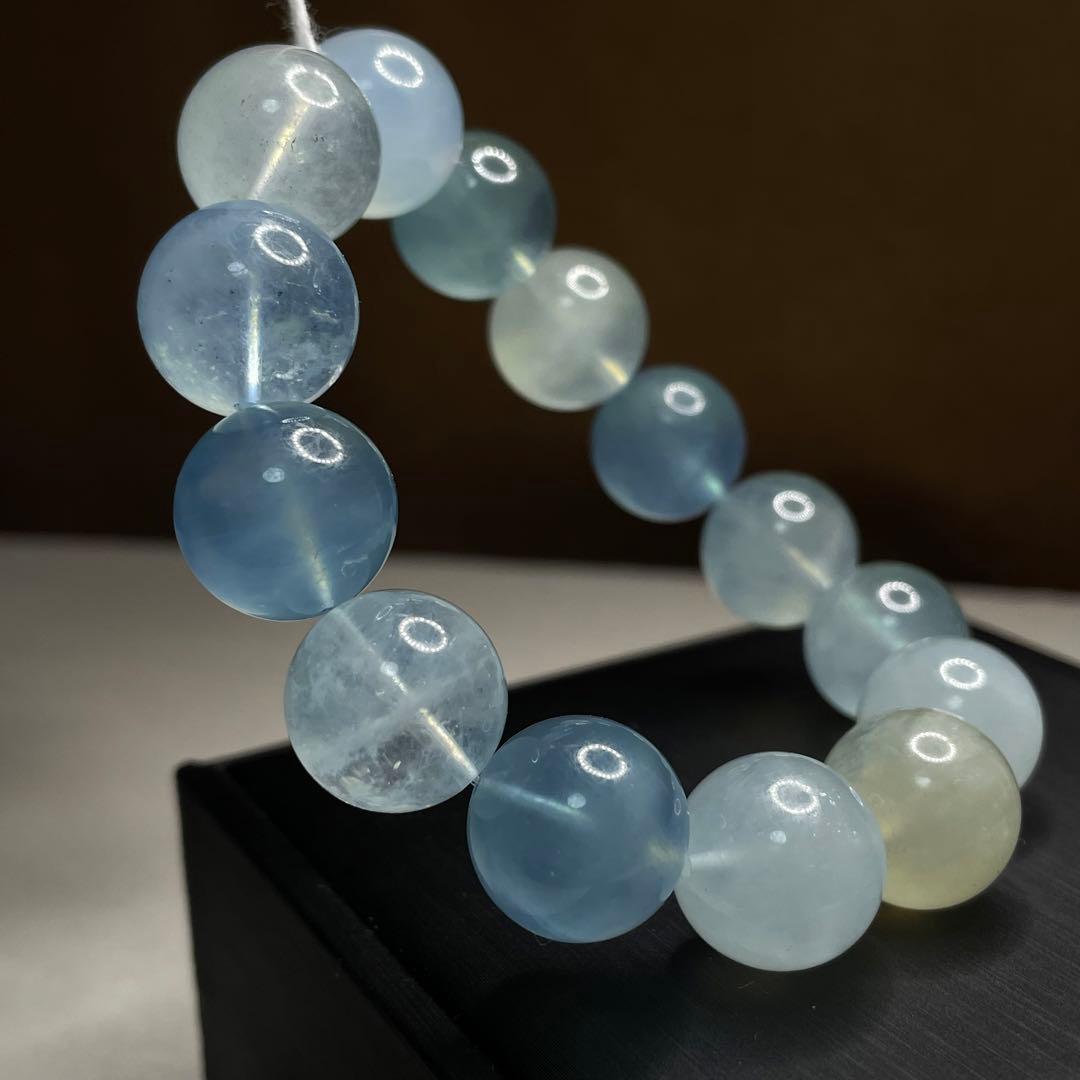 スーパーセール☆希少な大玉☆ミックスアクアマリン