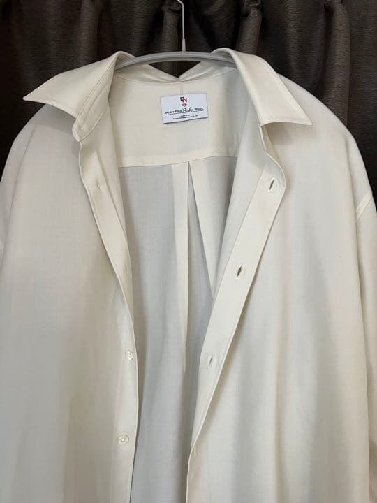 MBハイエンド尾州ウールシャツ（リラックスフィットモデル）Sサイズ