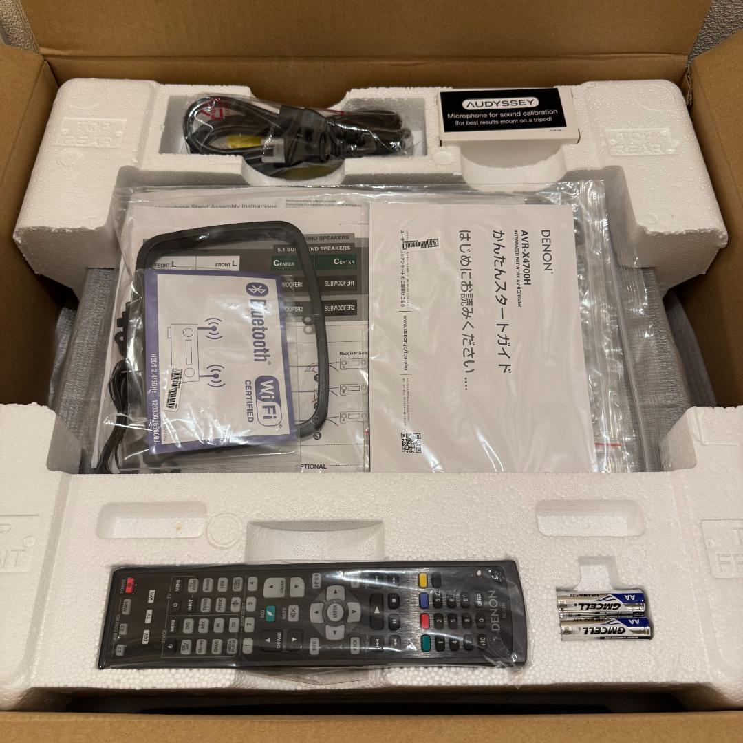 超美品 DENON AVR-X4700H AVアンプ IMAX Enhanced