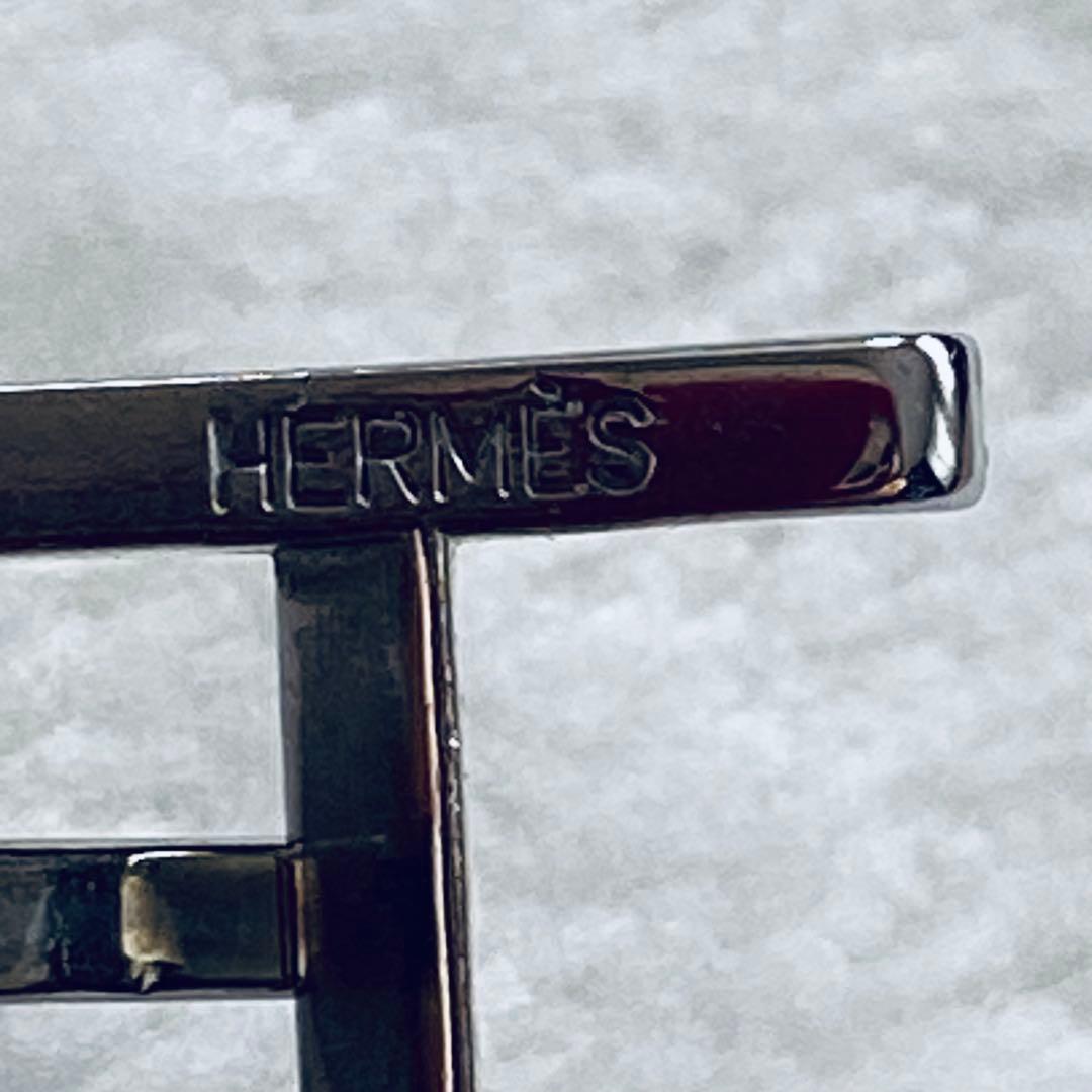 エルメス HERMES レザーブレスレット Hモチーフ アピ 美品 箱付