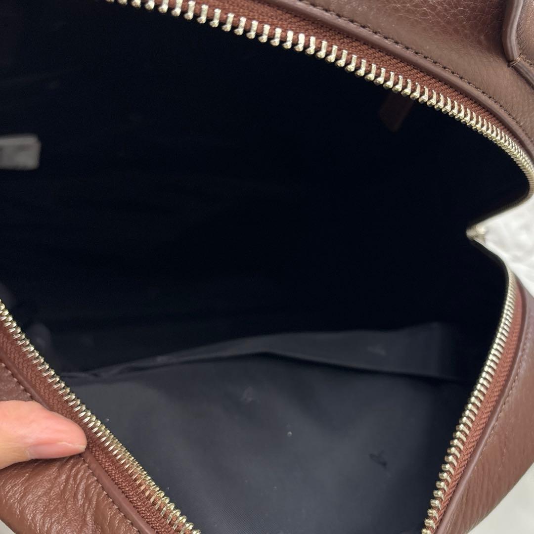 アニエスベー　バックパック　リュック　ブラウン