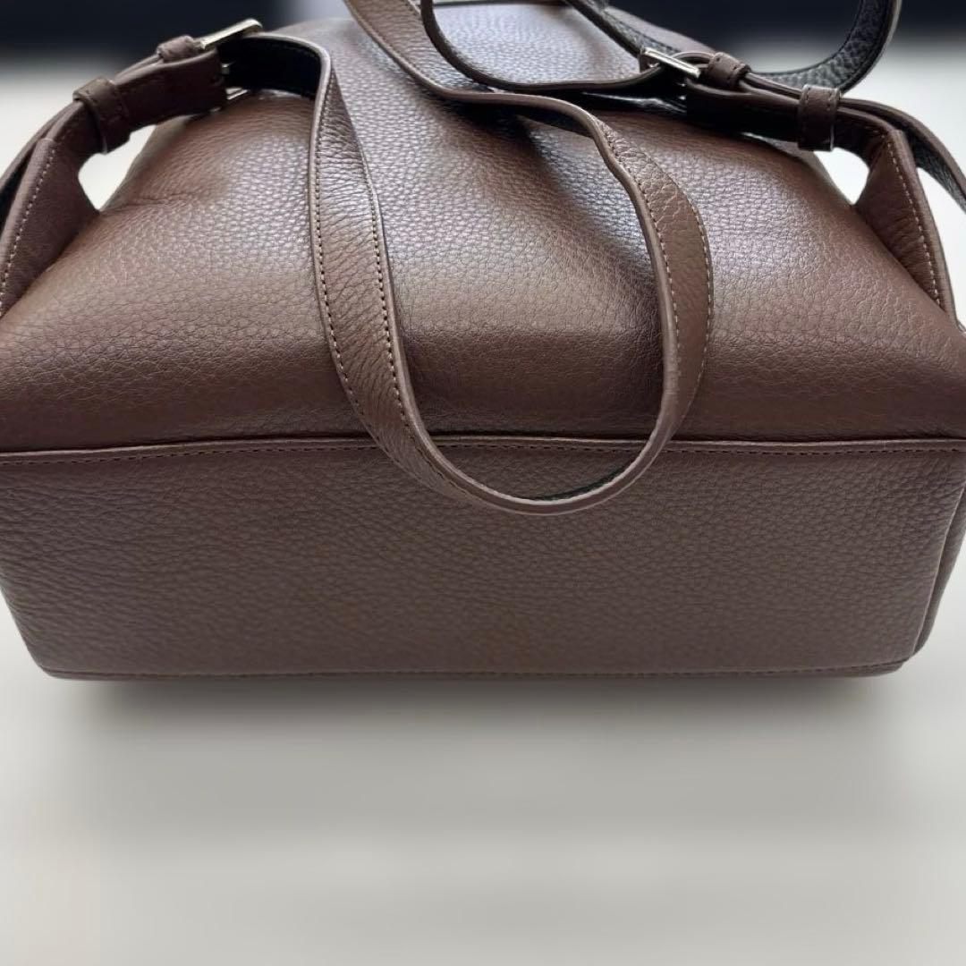 アニエスベー　バックパック　リュック　ブラウン