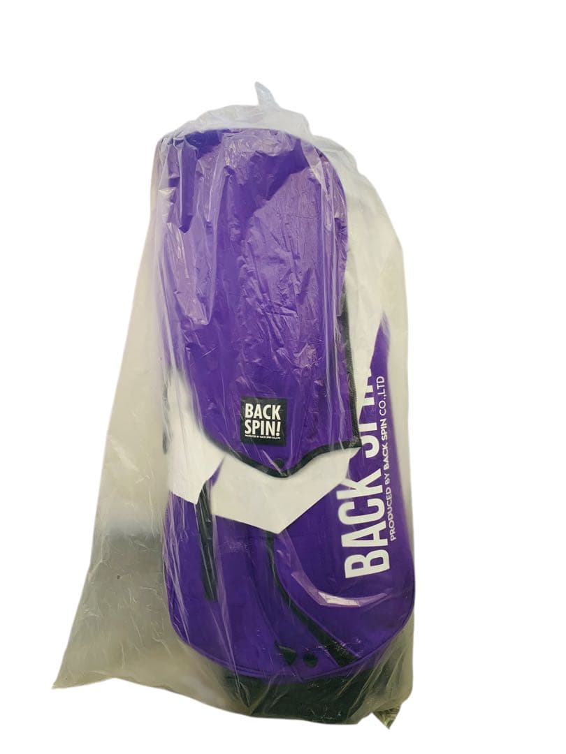 【開封済・未使用】BACK SPIN! スタンドキャディバッグ パープル ゴルフ