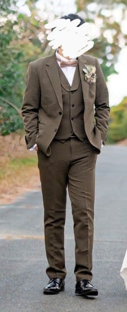 THE URBAN BLANCHE アーバンブランシェ　タキシード　カーキ