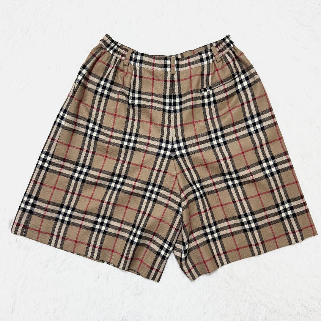 burberrys ノバチェック キュロット ハーフパンツ 撥水加工 キャメル