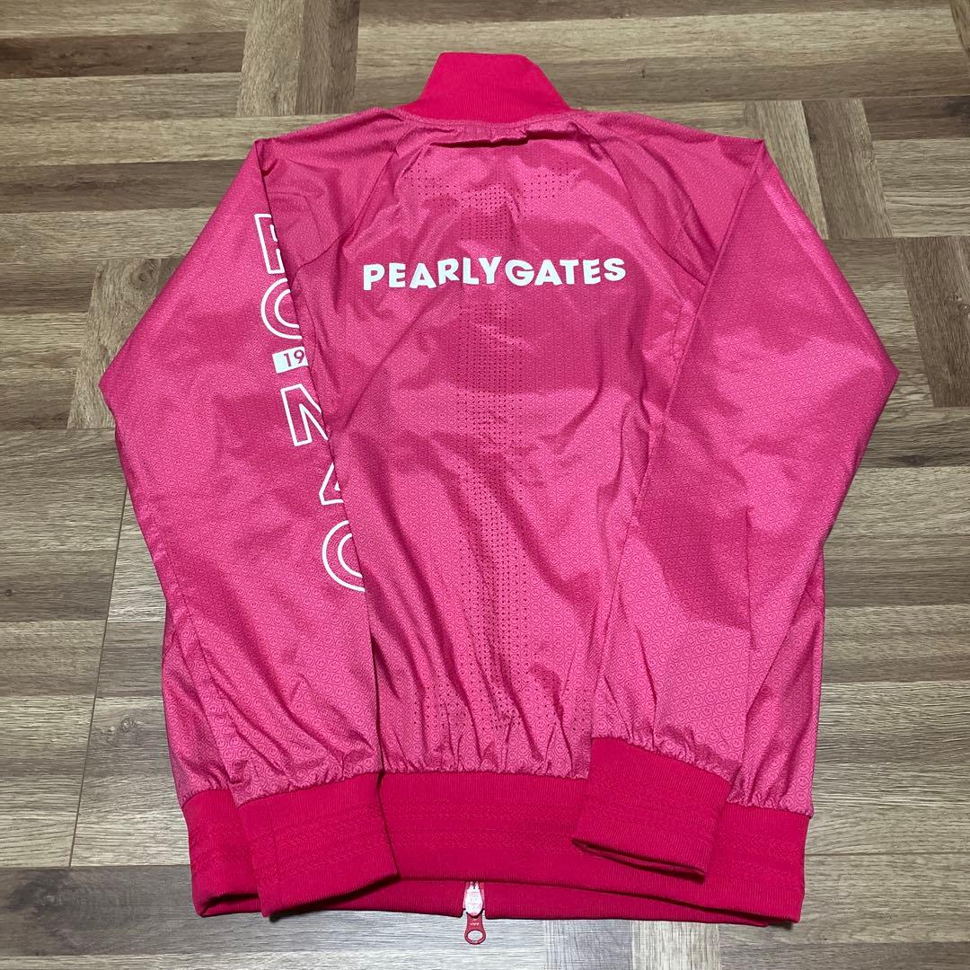 美品♡パーリーゲイツ♡ジップジャケット♡アウター♡ブルゾン♡ピンク♡スマイル♡S