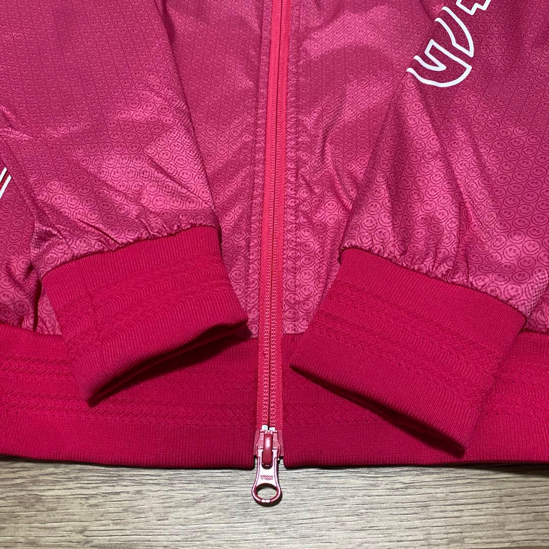 美品♡パーリーゲイツ♡ジップジャケット♡アウター♡ブルゾン♡ピンク♡スマイル♡S