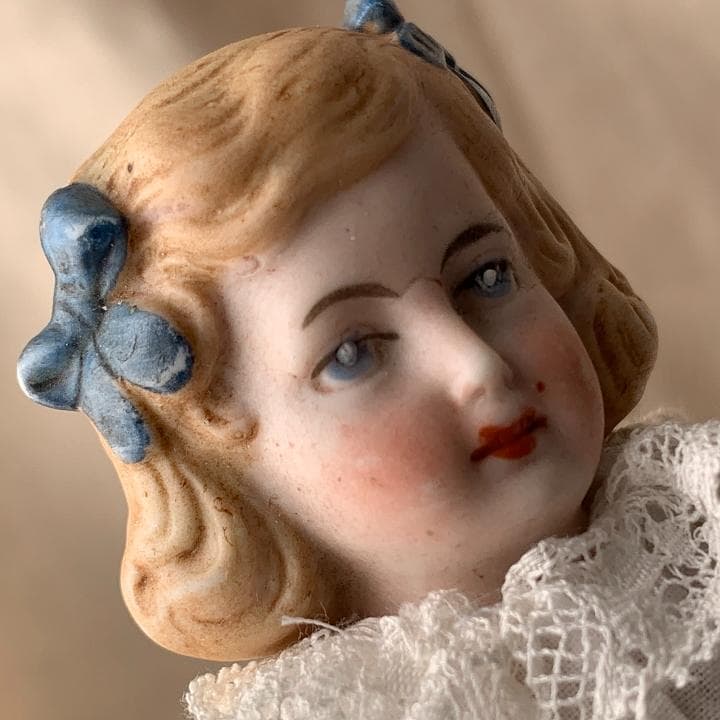 ミニョネット ビスクドール ドイツ 刻印　アンティーク オールビスク Doll