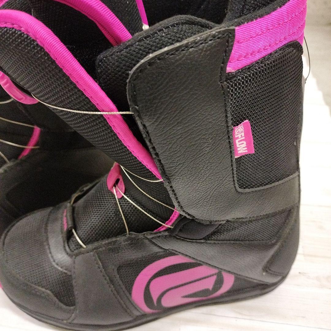 【美品】スノボブーツ　FLOW VEGA BOA 23.5cm 　ピンク色