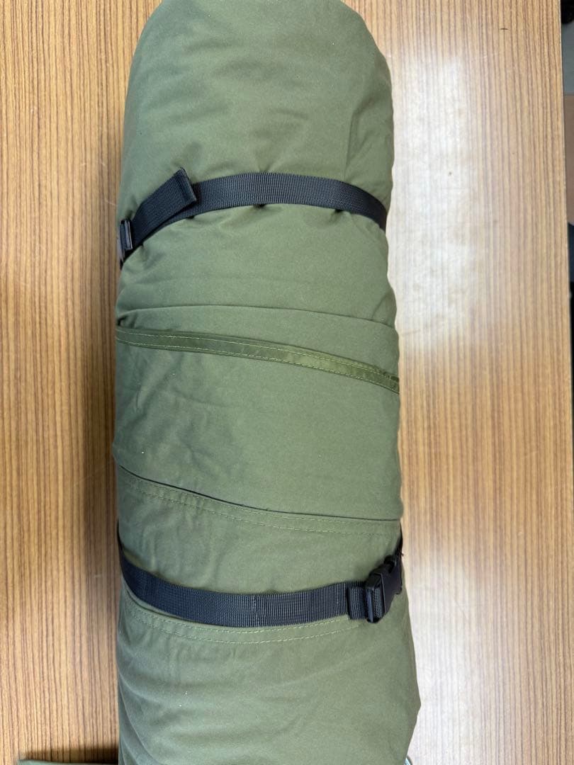 tomount ワンポールテント TC アーミーグリーン、グランドシート付き