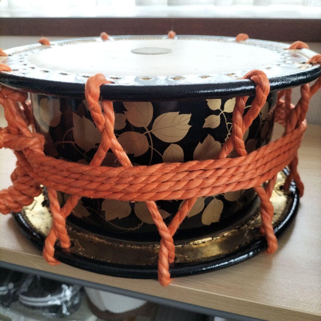 岡田屋布施 締太鼓 ハードケース付き 中古品 和太鼓の胴