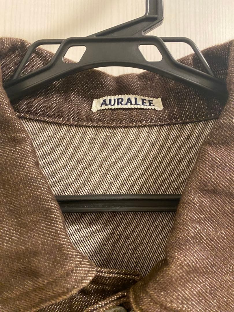 【最終値下げ】AURALEE hard twist brown denim 上下