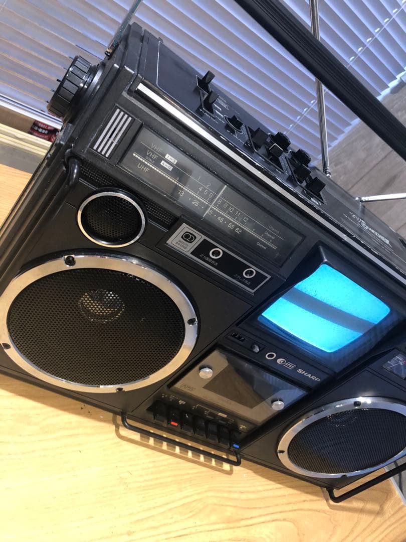 Sharp 5P-R2U tv ラジオカセット