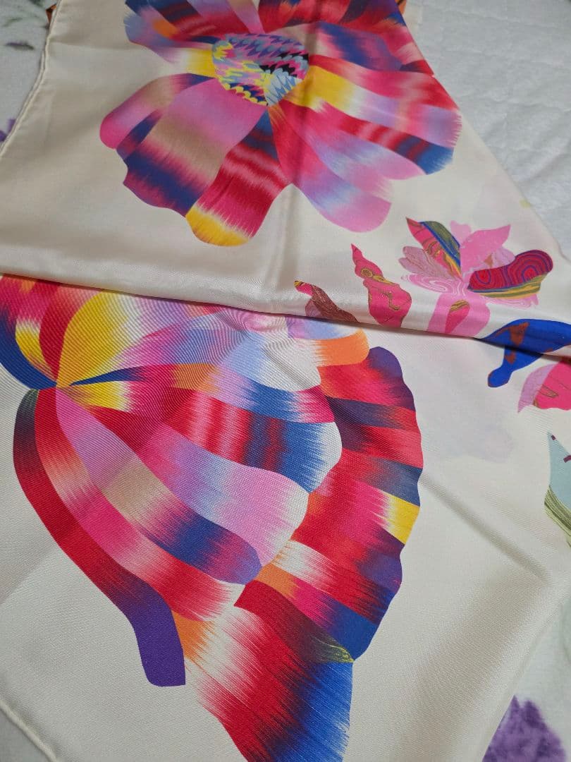 美品 HERMES スカーフ カレ90 値下げ不可