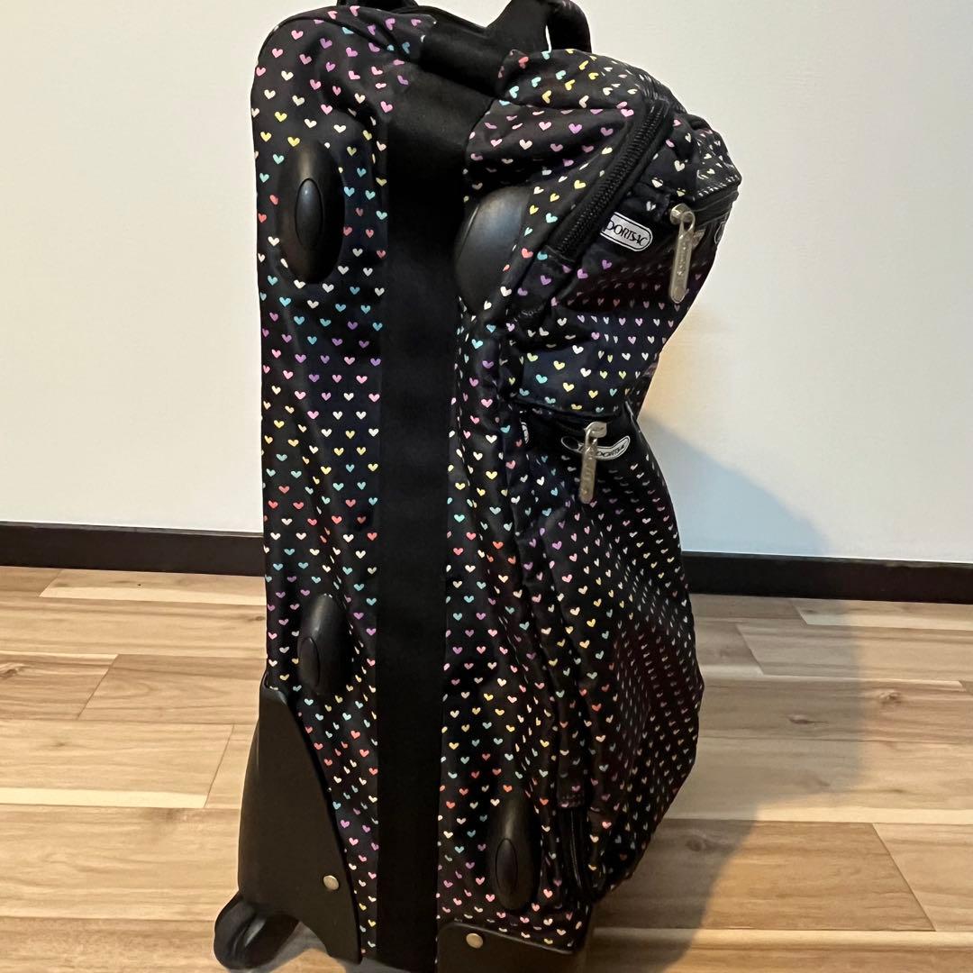 LESPORTSACレスポートサック　キャリーケースバッグ　ハート柄