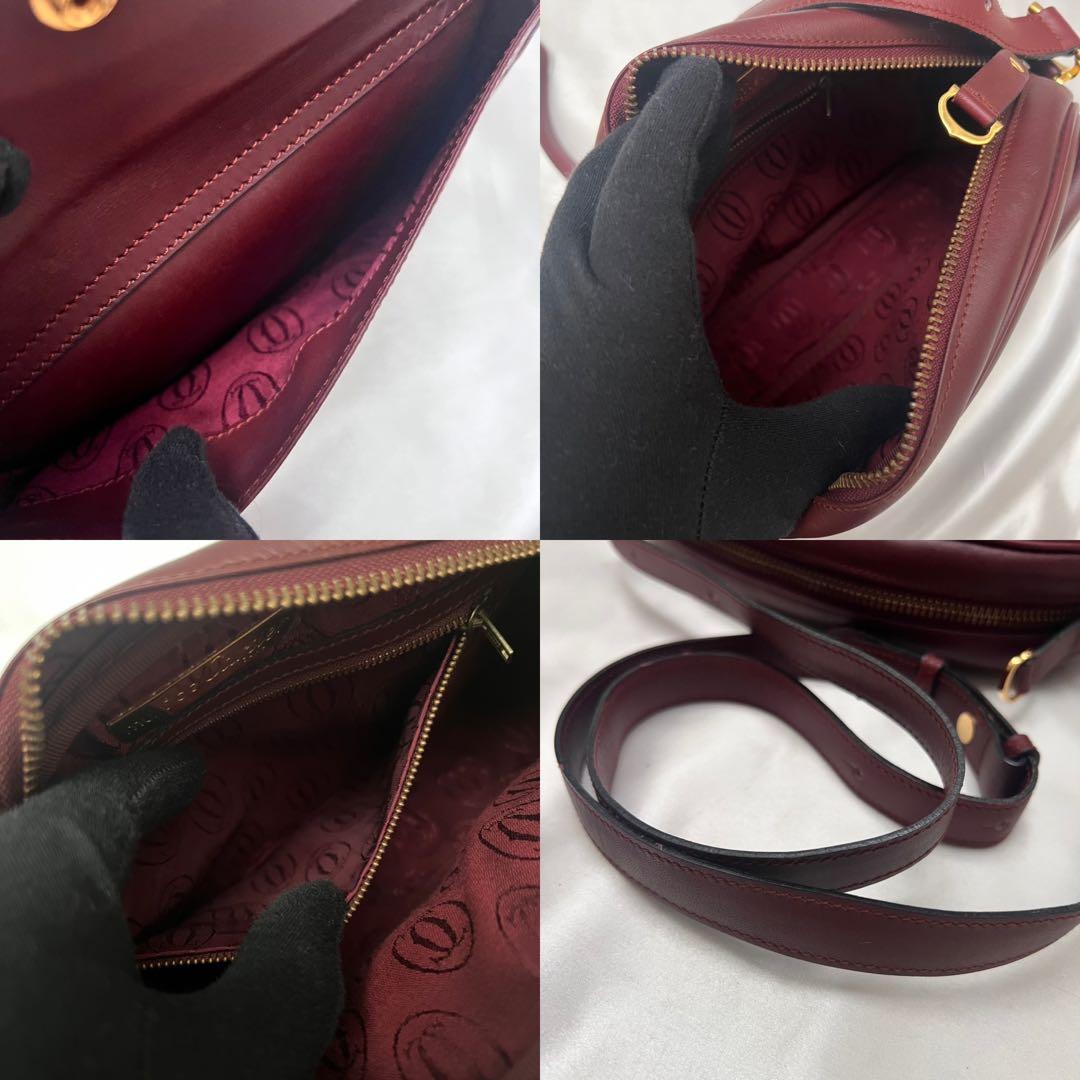 ◇Gカード付き激レア美品◇カルティエ　マストライン　ミニショルダーバッグ