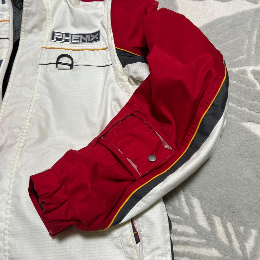 PHENIX スキーウェア ホワイト/レッド