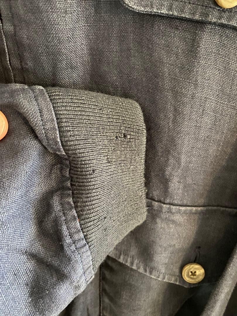 90s 香港製ラルフローレン リネン バルスター ボンバー ジャケット