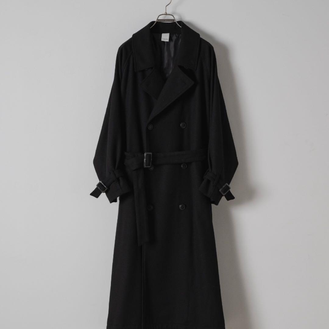 Casper John/ウールメルトンオーバーコート/ブラック/XS - メルカリ