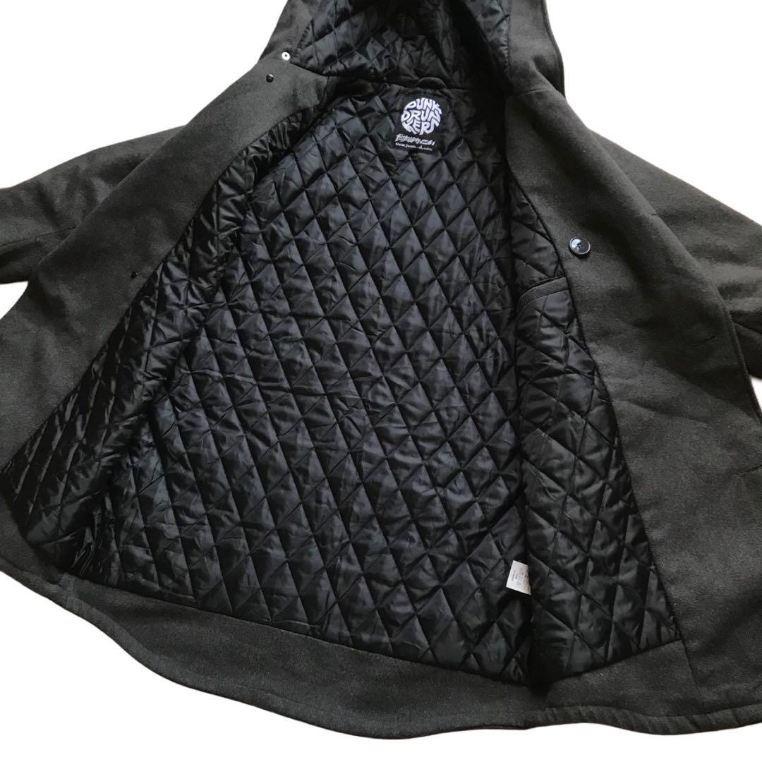 【希少】 棘！棘！棘！！ PUNK DRUNKERS トゲトゲダッフルコート