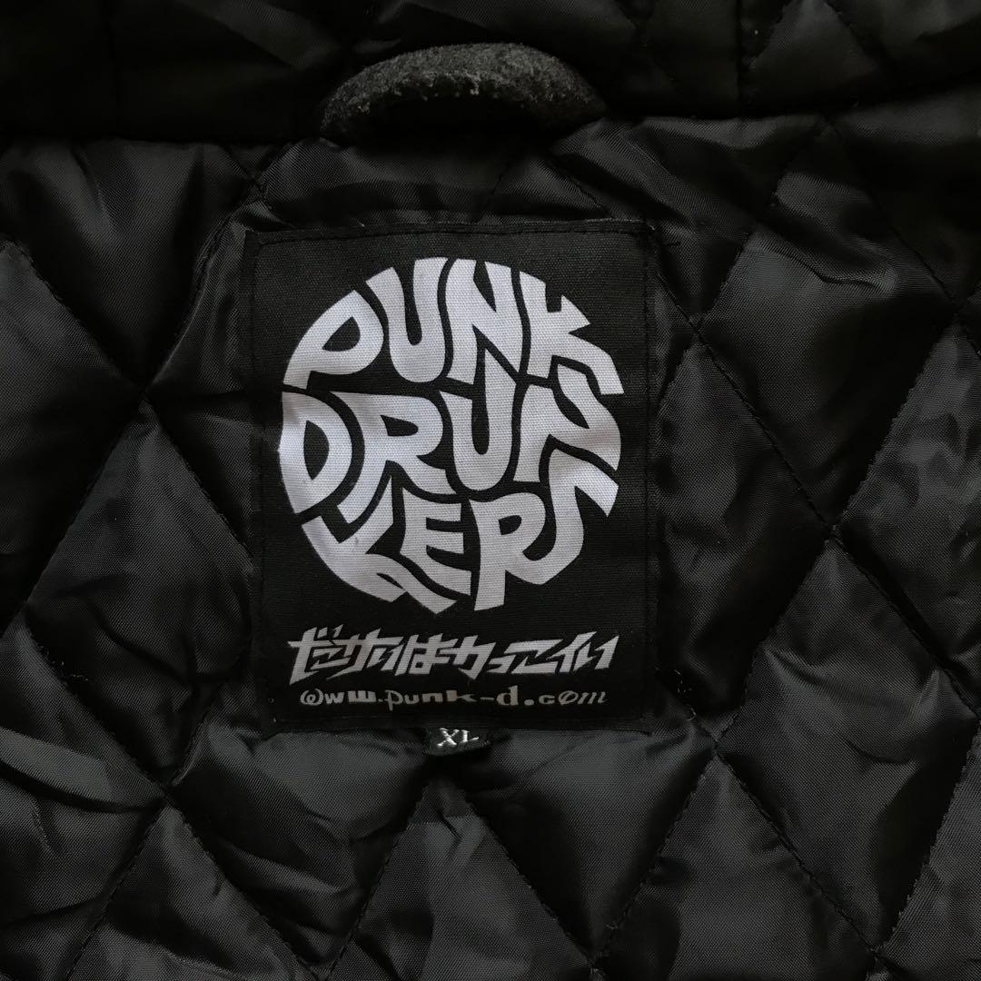 【希少】 棘！棘！棘！！ PUNK DRUNKERS トゲトゲダッフルコート