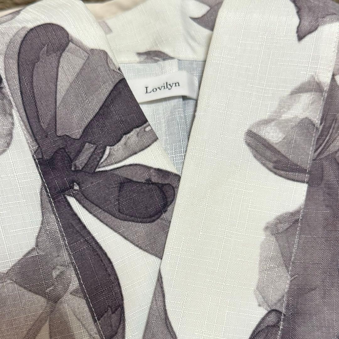 Lovilyn 浴衣　リボン柄　セパレート浴衣(帯セット)