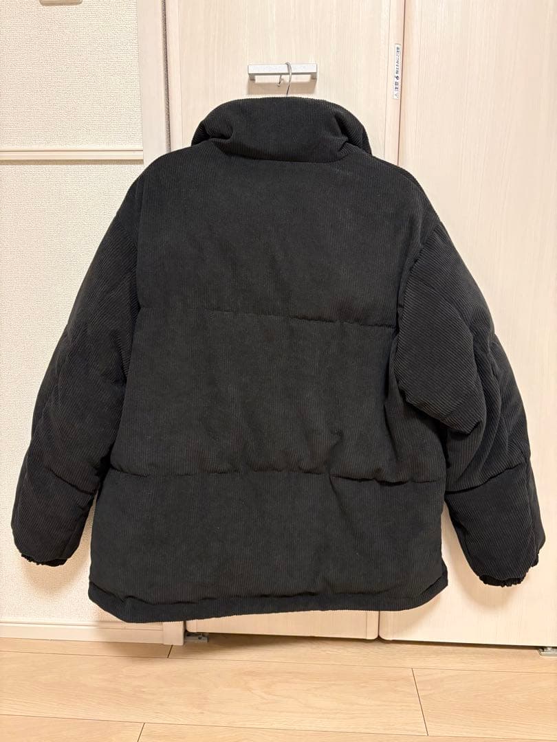 【新品】U.S.POLO ASSN. ダウンジャケット コーデュロイ 黒 M