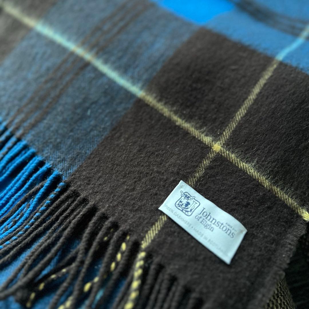 【正規品】ジョンストンズ　日本別注　カシミア100% 大判ストール
